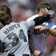 MLB Suspends Bryce Harper And Hunter Strickland For Entertaining Brawl